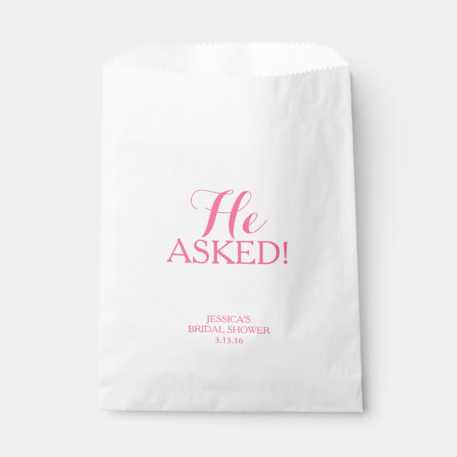Favour Bag - He Asked (Front)