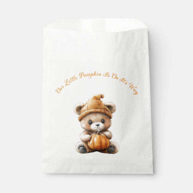 Favour Bags- Autumn Baby Shower Favour Bags-50pcs Bag (Front)