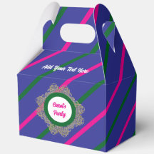 Favour Box 5 Indigo(Pink Green) RFPMDesigns ©️2024