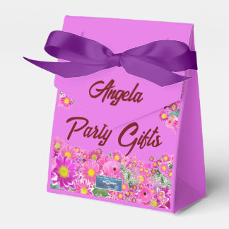 Favour Box Bow3(Pink Flower Mix) RFPMDesigns ©️202