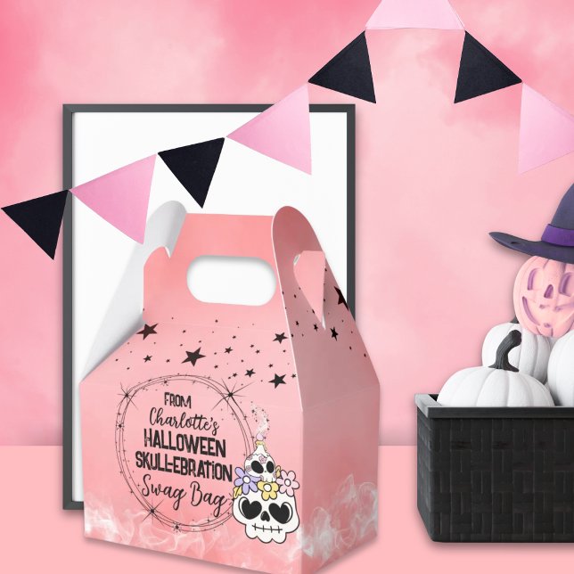 Favour Box Halloween Skull-ebration Swag Bag (Creator Uploaded)