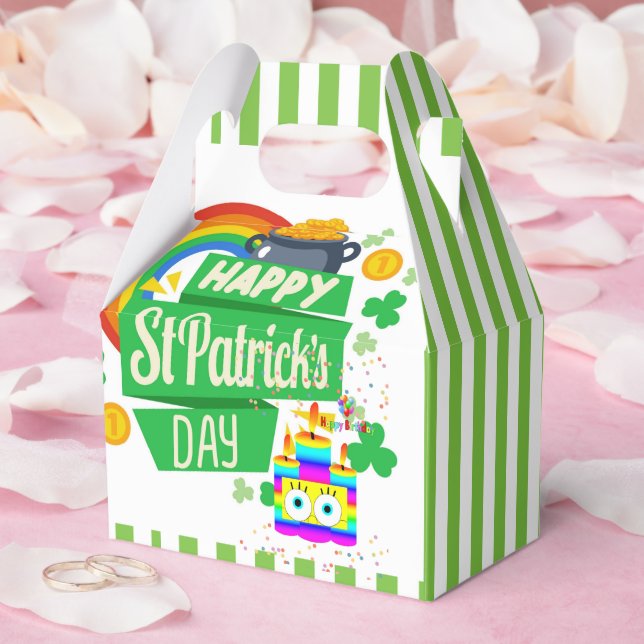 Favour Box Happy St. Patrick's Day Birthday  (Wedding)