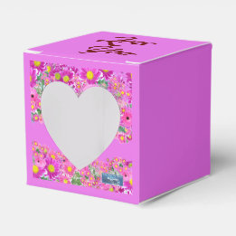 Favour Box Heart (Pink Flower Mix)RFPMDesigns©️202