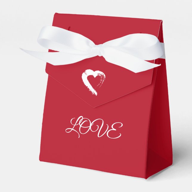 Favour Box Moon Heart  (Front Side)