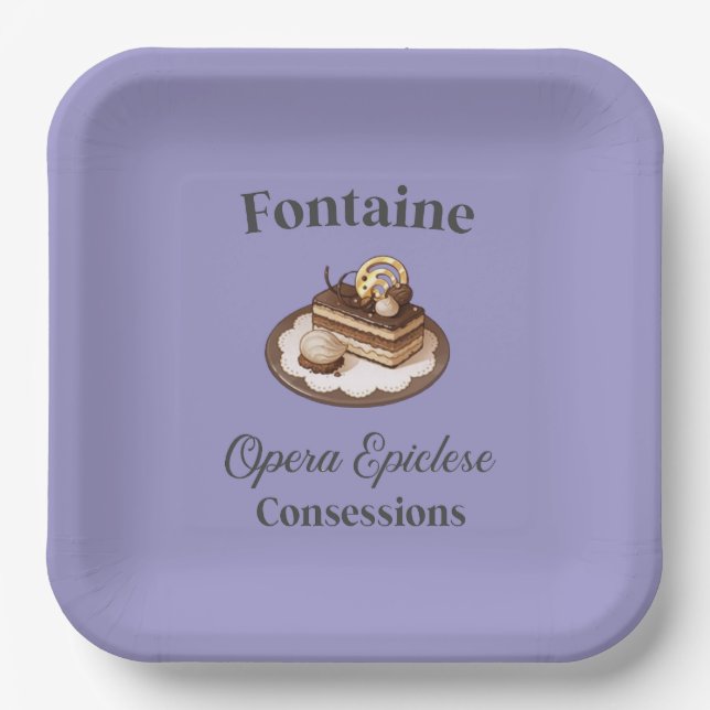 Favour Box Paper Plate (Front)