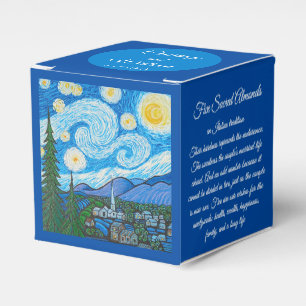 Favour Box - Starry Night - Painting by Mhana 