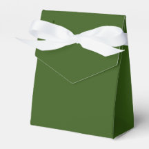 Favour Box Tent Style Forest Green