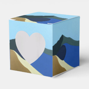 Favour Box Window Colours of Mt Tamalpias Painting