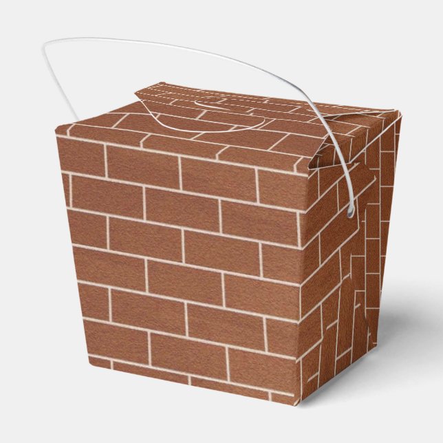 Favour Box with Brick Wall (Back Side)