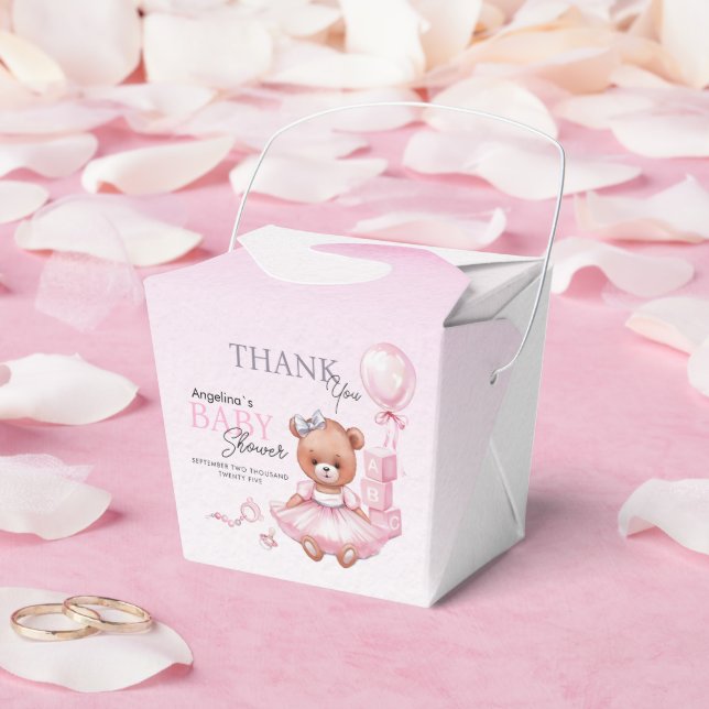 Favour Boxes for baby shower teddy bear. (Wedding)