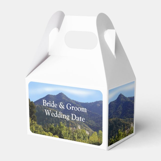 Favour Boxes Gable Personalised Mt Tamalpais Churc (Front Side)