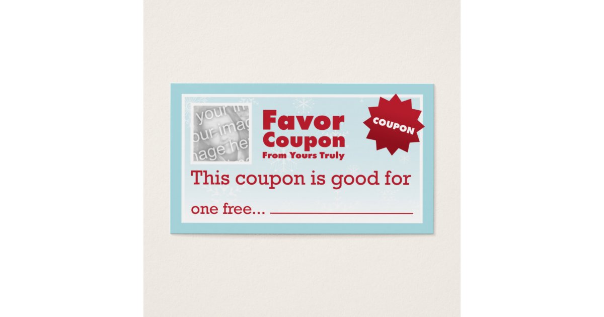 Favour Coupons Zazzle