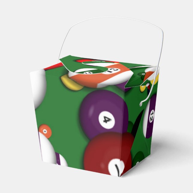Favour/Gift Box - Billiards (Front Side)