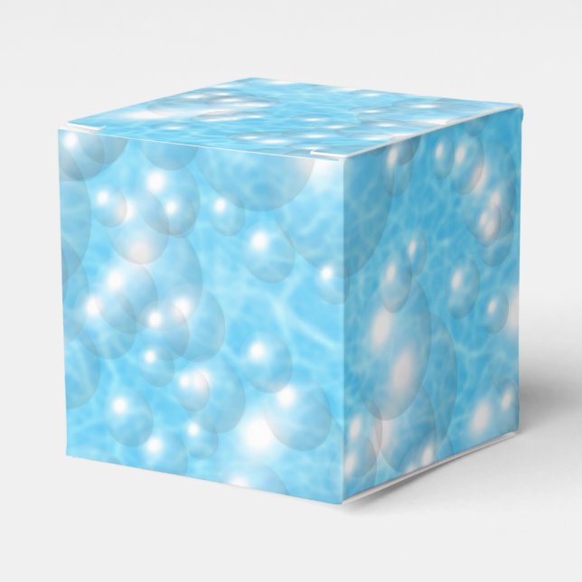 Favour/Gift Box - Bubbles in Pool (Front Side)
