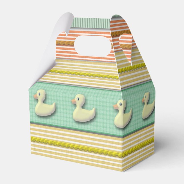 Favour/Gift Box - Ducks in a Row (Front Side)