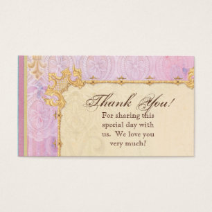 Favour Gift Cards - Fleur di Lys Damask 2 - Weddin