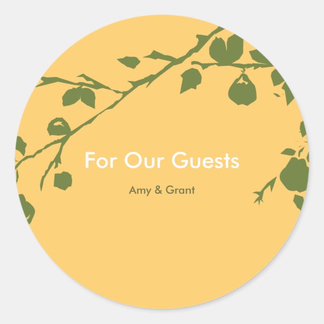 Favour Label - A Great Pear (Front)