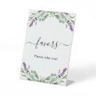 Favour party lavender violet floral eucalyptus