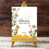 Favour Sign Mama To Bee Honeycomb White Daisy
