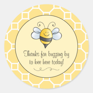 Favour Sticker   Bumble Bee
