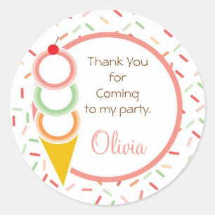 Favour Sticker - Ice Cream