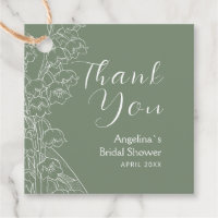  Favour Tags for a bridl shower.