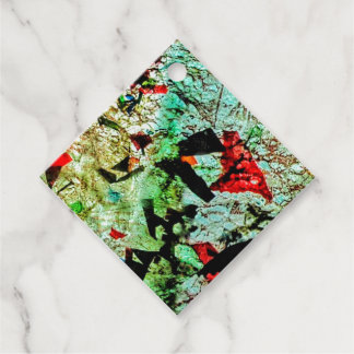 Favour Tags white abstract texture recycled plasti