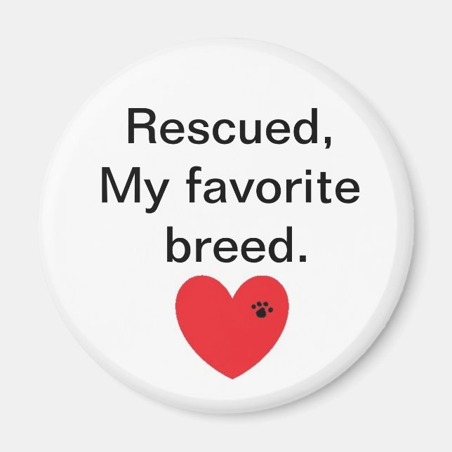 Favourite Breed magnet (Front)