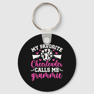Favourite Cheerleader Calls Me Grammie Cheer Gramm Key Ring