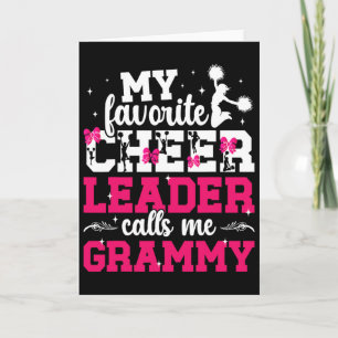 Favourite Cheerleader Calls Me Grammy Cheer Grammy Card