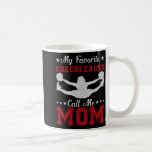 Favourite Cheerleader Calls Me Mum Cheer Mum Mothe Coffee Mug
