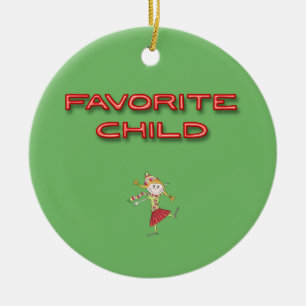 Favourite Child Ceramic Tree Decoration