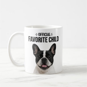 Favourite Child Minimalist Pet Portrait Colour Coffee Mug