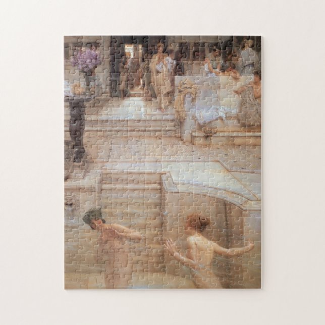 Favourite Custom by Lawrence Alma-Tadema Jigsaw Puzzle (Vertical)