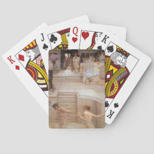 Favourite Custom by Lawrence Alma-Tadema Playing Cards