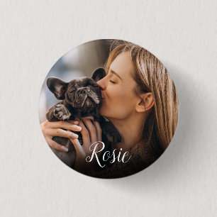 Favourite Custom Photo Persoanlized Name 3 Cm Round Badge