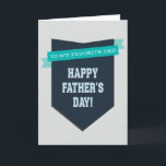 Favourite Dad Father's Day Card<br><div class="desc">Tell your dad,  he's you favourite dad this father's day.</div>