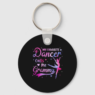 Favourite dancer calls grammy dance grandma key ring