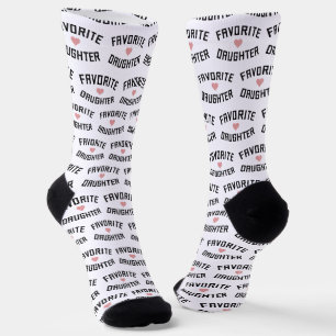 Favourite Daughter Family Reunion Funny Gift Socks