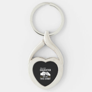 Favourite Daughter Fathers Day Key Ring