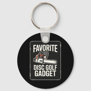 Favourite Disc Golf Gadget Chainsaw Joke Disc Golf Key Ring