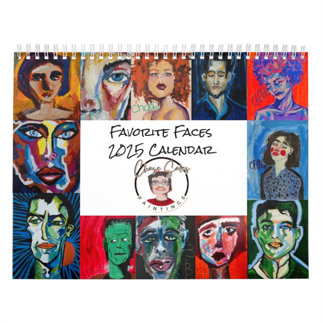 Favourite Faces 2025 Calendar (Cover)
