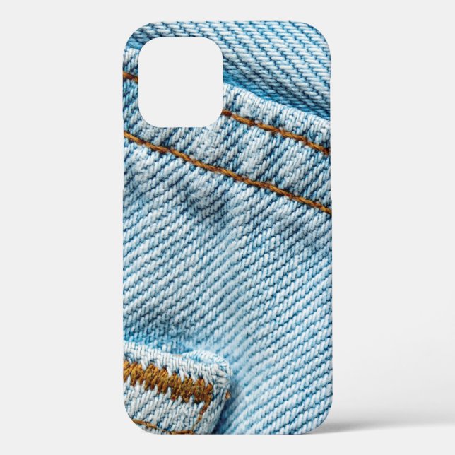 Favourite Faded Comfortable Blue Jeans Case-Mate iPhone Case (Back)