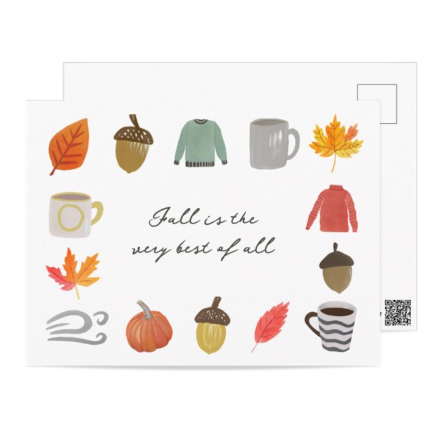 Favourite Fall Things Postcard (Creator Uploaded)