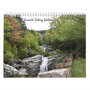 Favourite Falling Waters Wall Calendar