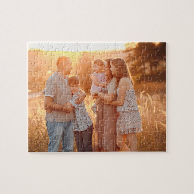 Favourite Family Photo Keepsake Jigsaw Puzzle (Horizontal)