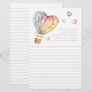 Favourite Family Tradition Shower Cards