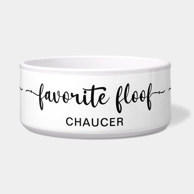 Favourite Floof Cute Pet Cat Dog (Front)