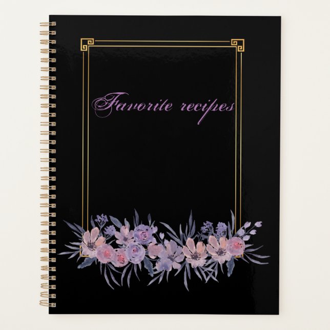 Favourite floral design  planner (Front)