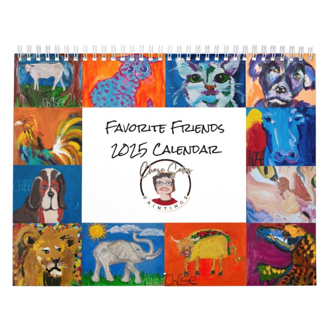 Favourite Friends 2025 Calendar (Cover)